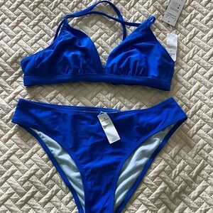 Blue Bikini Set